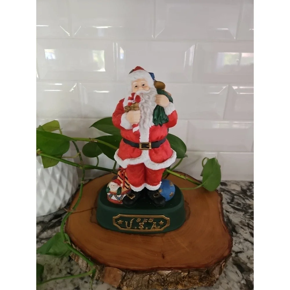 Grandeur Noel Hand-Painted Porcelain‎ Santa Of The World 1925 USA With Box 🇺🇸